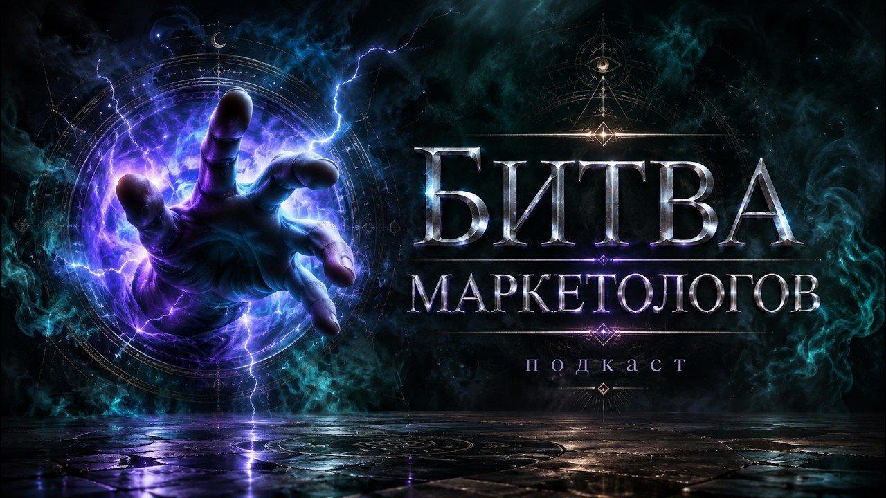 Обложка выпуска подкаста «Битва Маркетологов»